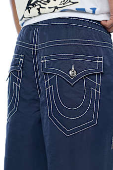 pantalon vinny nylon big t flap ultra baggy pant 34"