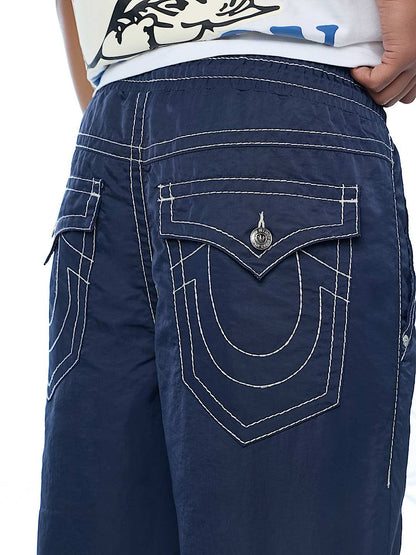 pantalon vinny nylon big t flap ultra baggy pant 34"