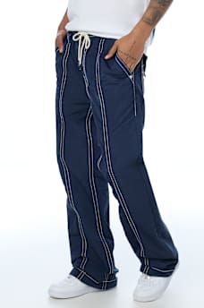 pantalon vinny nylon big t flap ultra baggy pant 34"