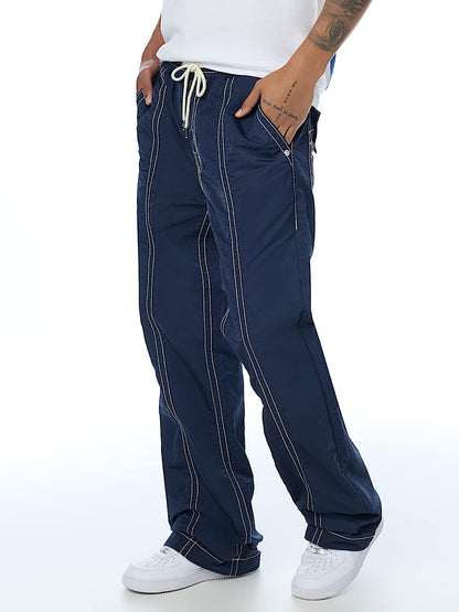 pantalon vinny nylon big t flap ultra baggy pant 34"