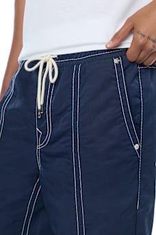 pantalon vinny nylon big t flap ultra baggy pant 34"