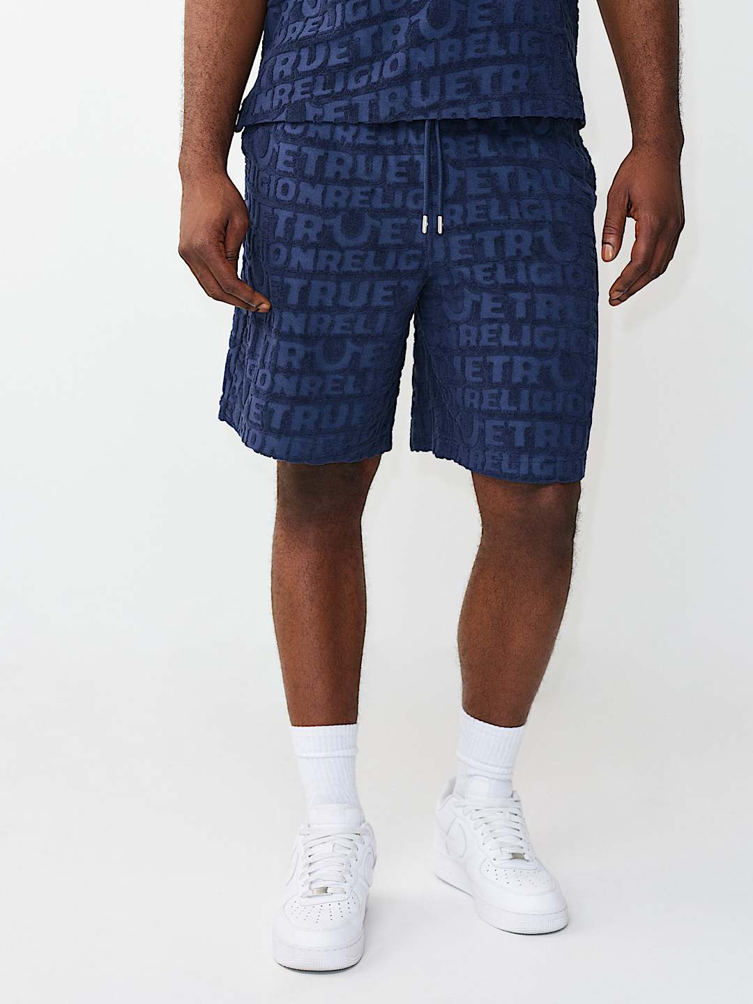 pantaloneta logo terry knit short
