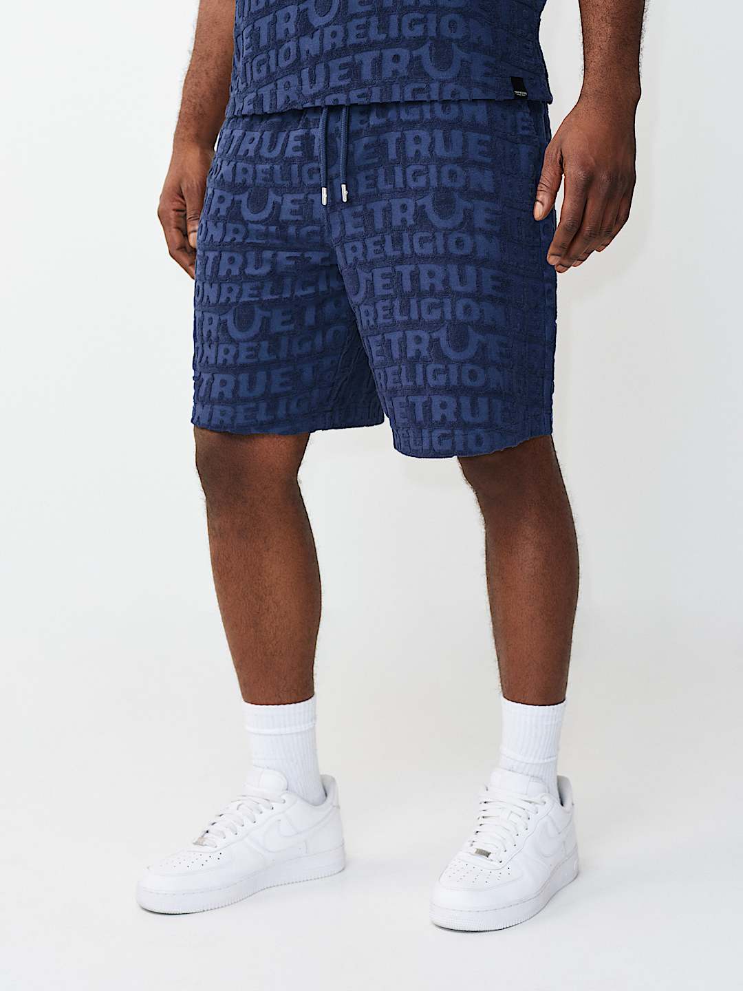 pantaloneta logo terry knit short