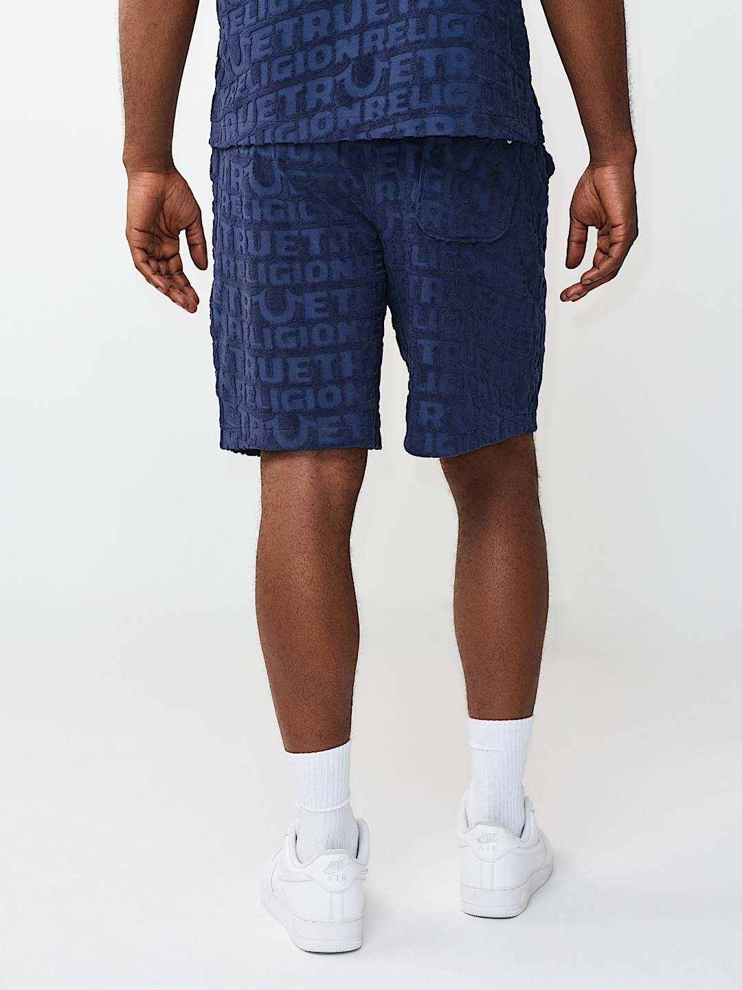 pantaloneta logo terry knit short