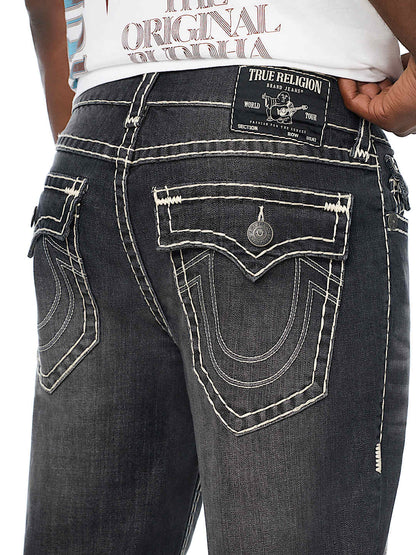 pantalon bobby embossed super t flap baggy jean