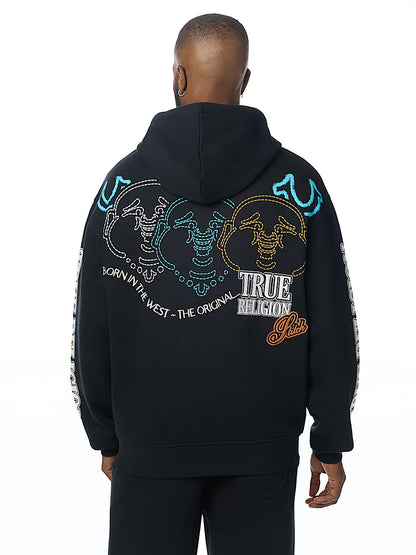 buso southwest zip hoodie