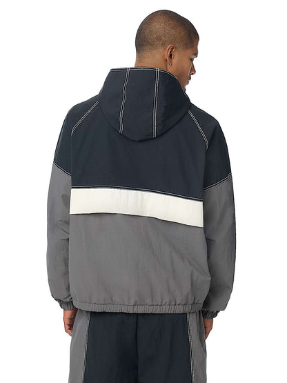 chaqueta colorblock big t nylon anorak jacket
