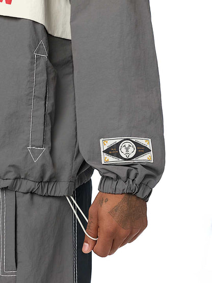 chaqueta colorblock big t nylon anorak jacket