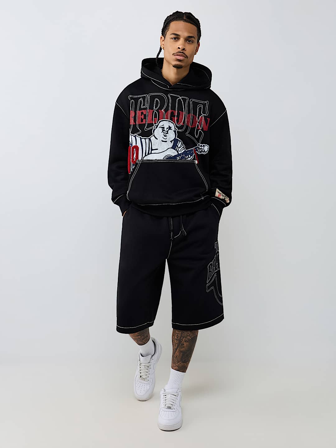 pantaloneta no. 1 logo big t fleece