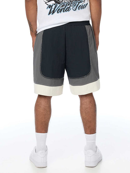 pantaloneta colorblock big t nylon short