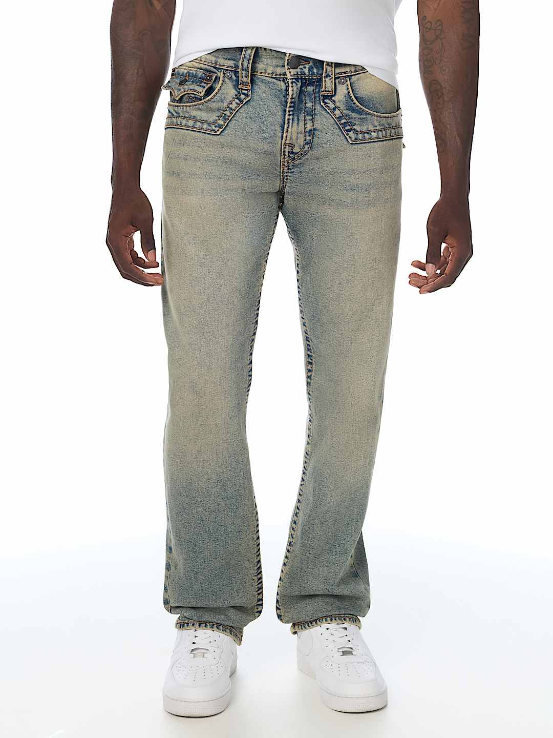 pantalon ricky big t jimmy flap straight jean 34"