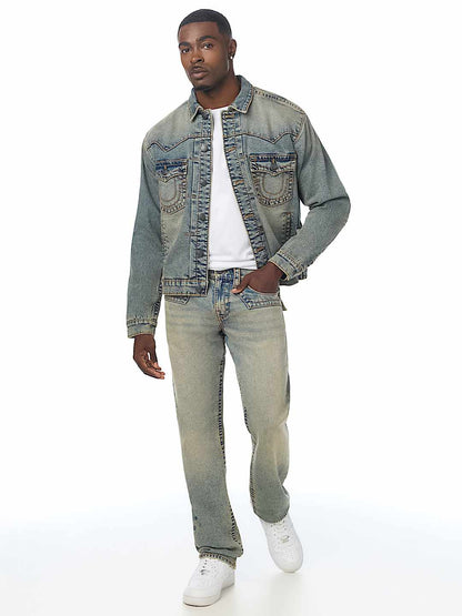 pantalon ricky big t jimmy flap straight jean 34"