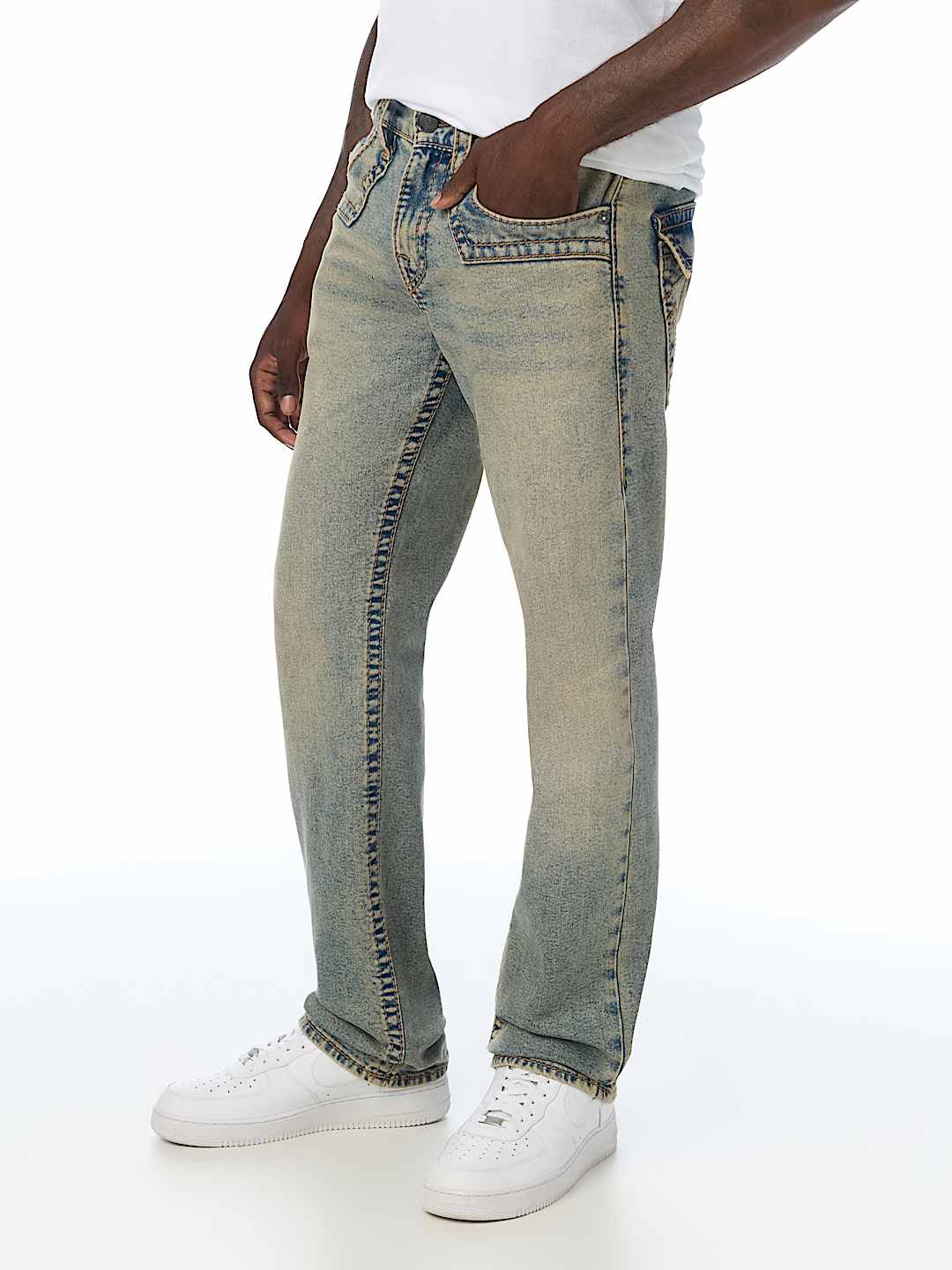pantalon ricky big t jimmy flap straight jean 34"