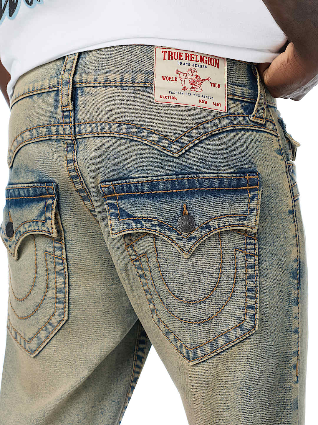 pantalon ricky big t jimmy flap straight jean 34"
