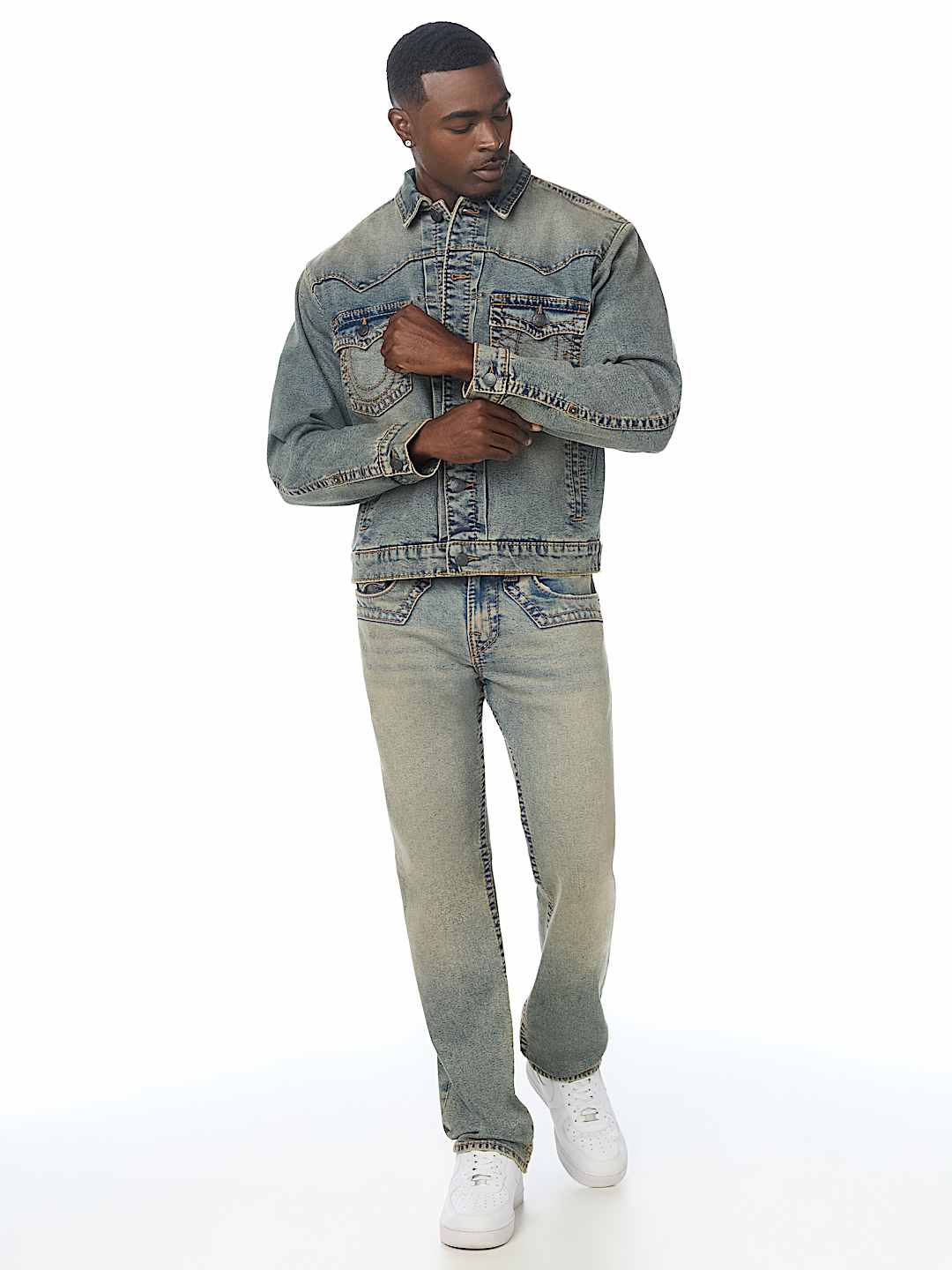 chaqueta big t oversized denim jacket