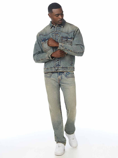 chaqueta big t oversized denim jacket