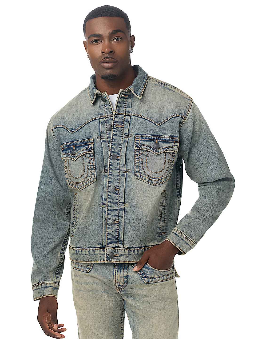 chaqueta big t oversized denim jacket