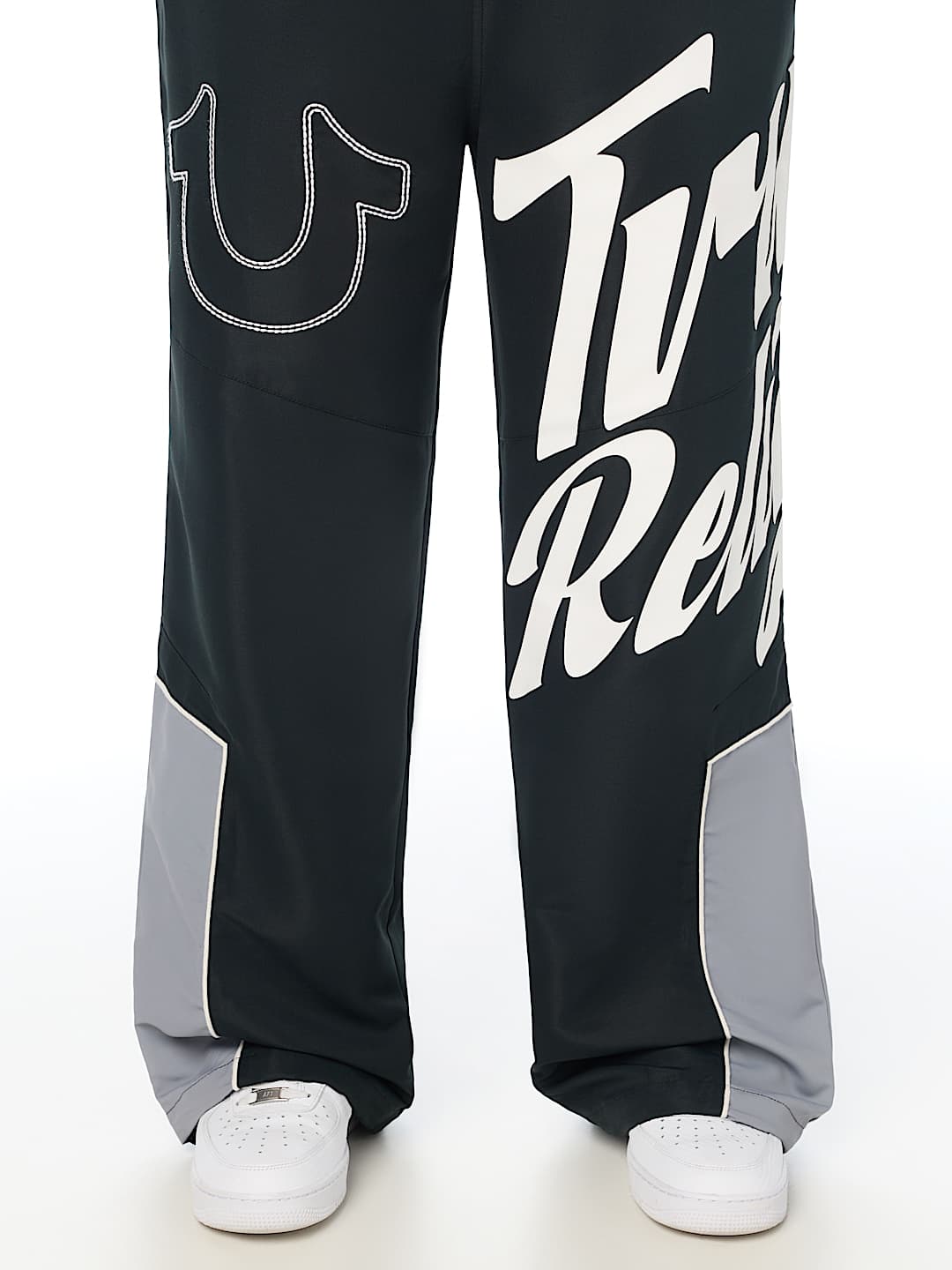 pantalon horseshoe logo baggy nylon pant