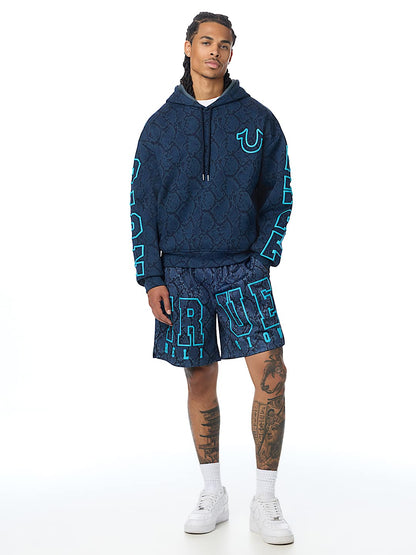 buso snakeskin boxy hoodie