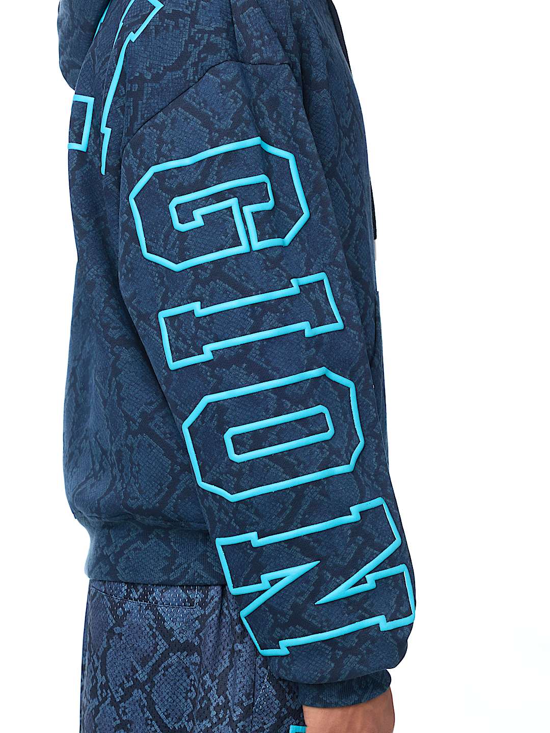 buso snakeskin boxy hoodie