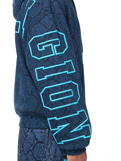 buso snakeskin boxy hoodie