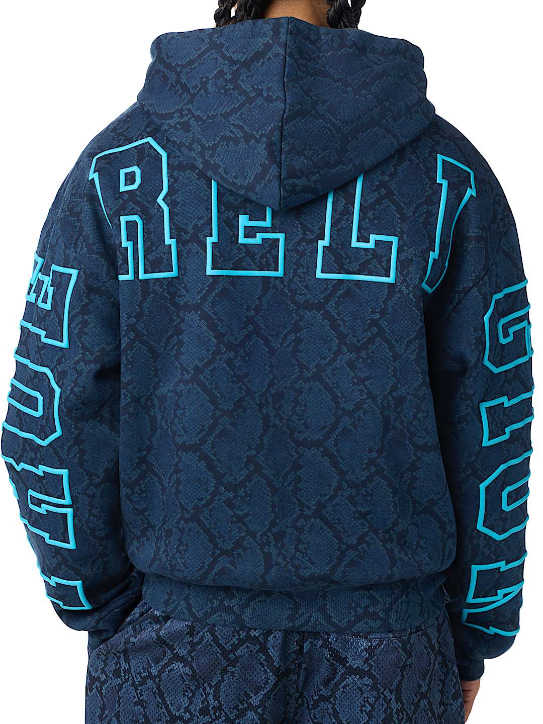 buso snakeskin boxy hoodie