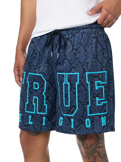 pataloneta snakeskin mesh basketball short