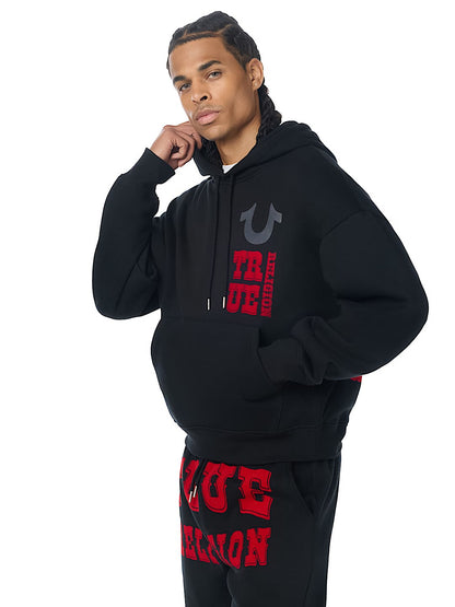 buso western boxy buddha hoodie