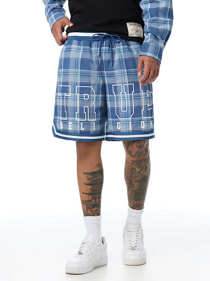 pantaloneta flannel basketball short