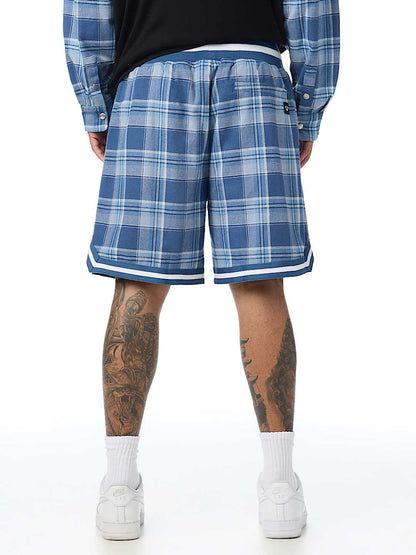 pantaloneta flannel basketball short