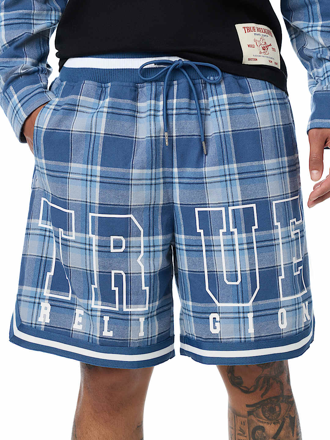 pantaloneta flannel basketball short